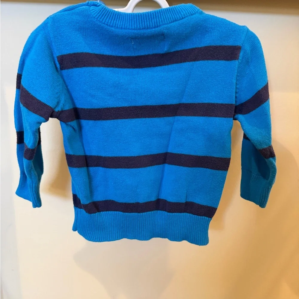 The Children's Place Baby Boys Blue Stripe Sweater Size 9-12 Months